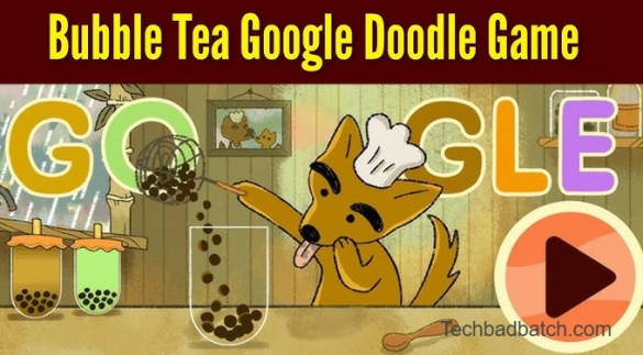 Google Doodle game celebrates the joys of bubble tea
