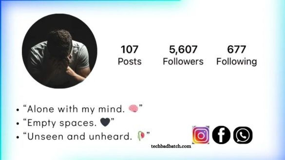 Alone Short Captions for Instagram