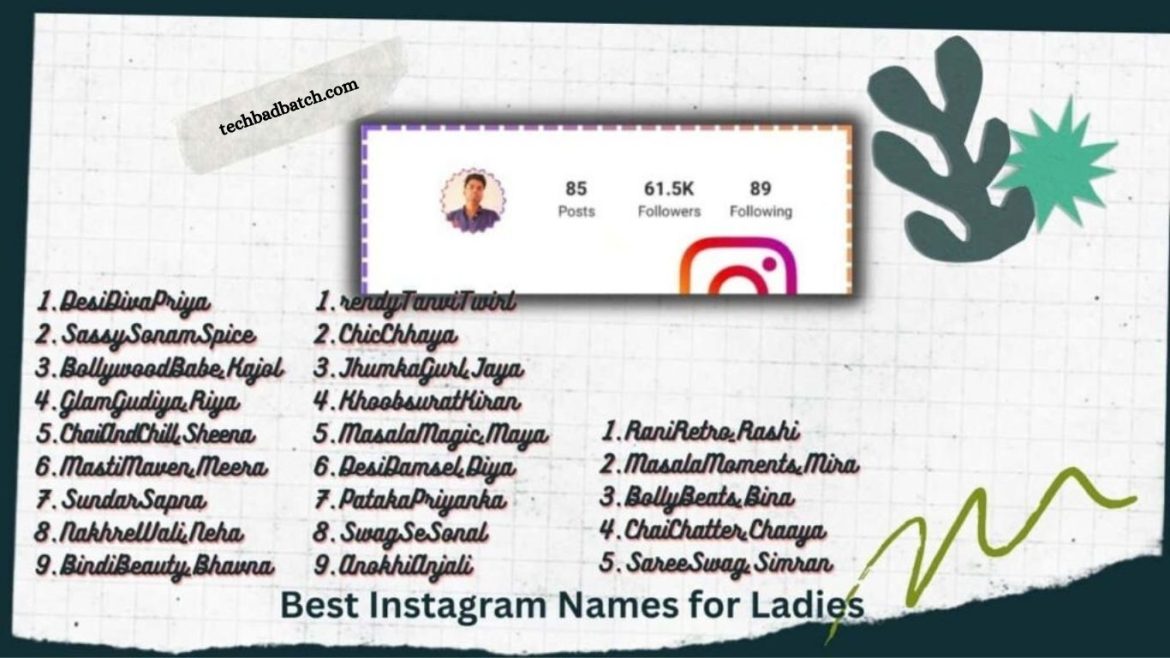 Instagram Names for Ladies